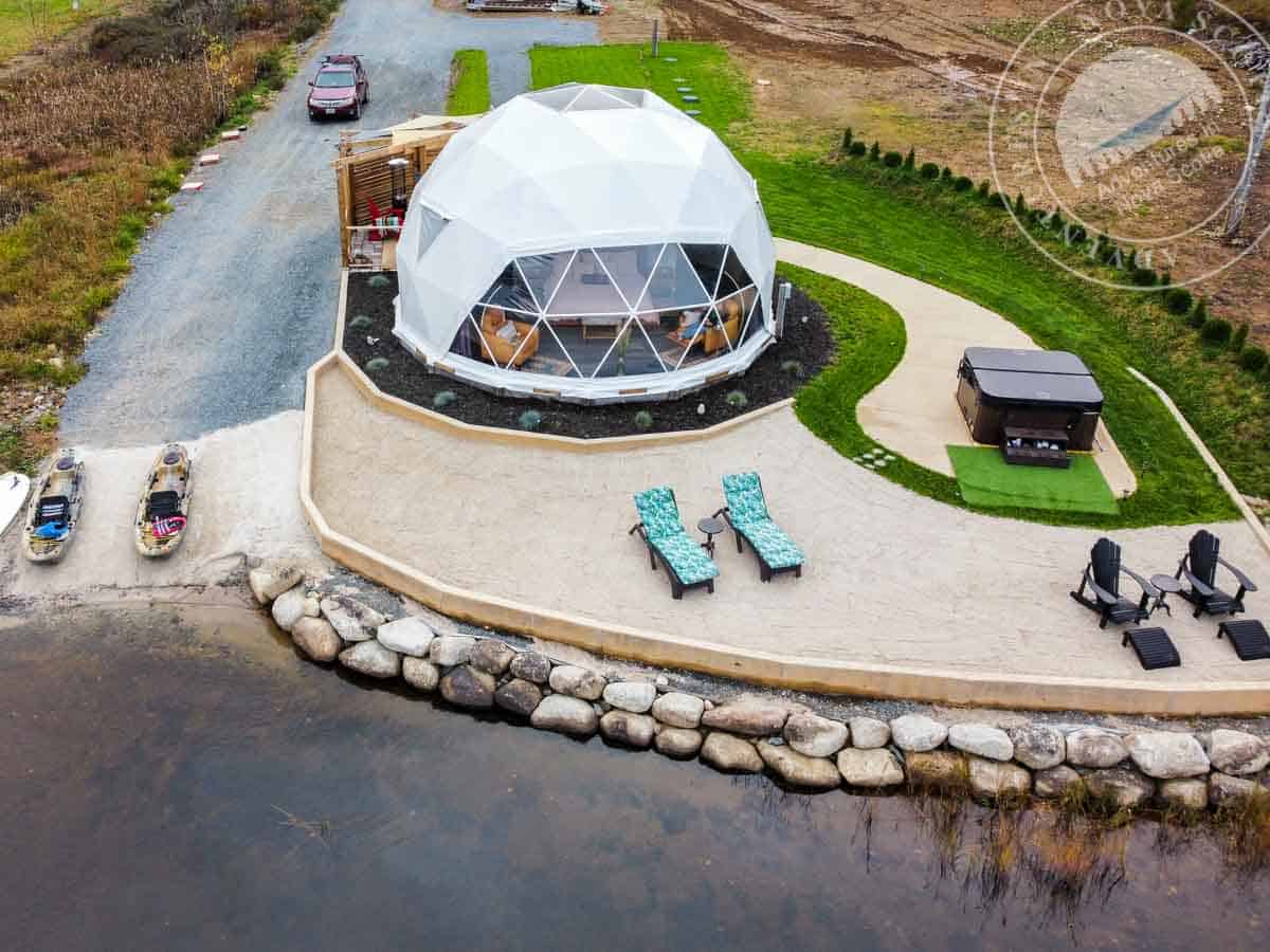 glamping domes in Nova Scotia